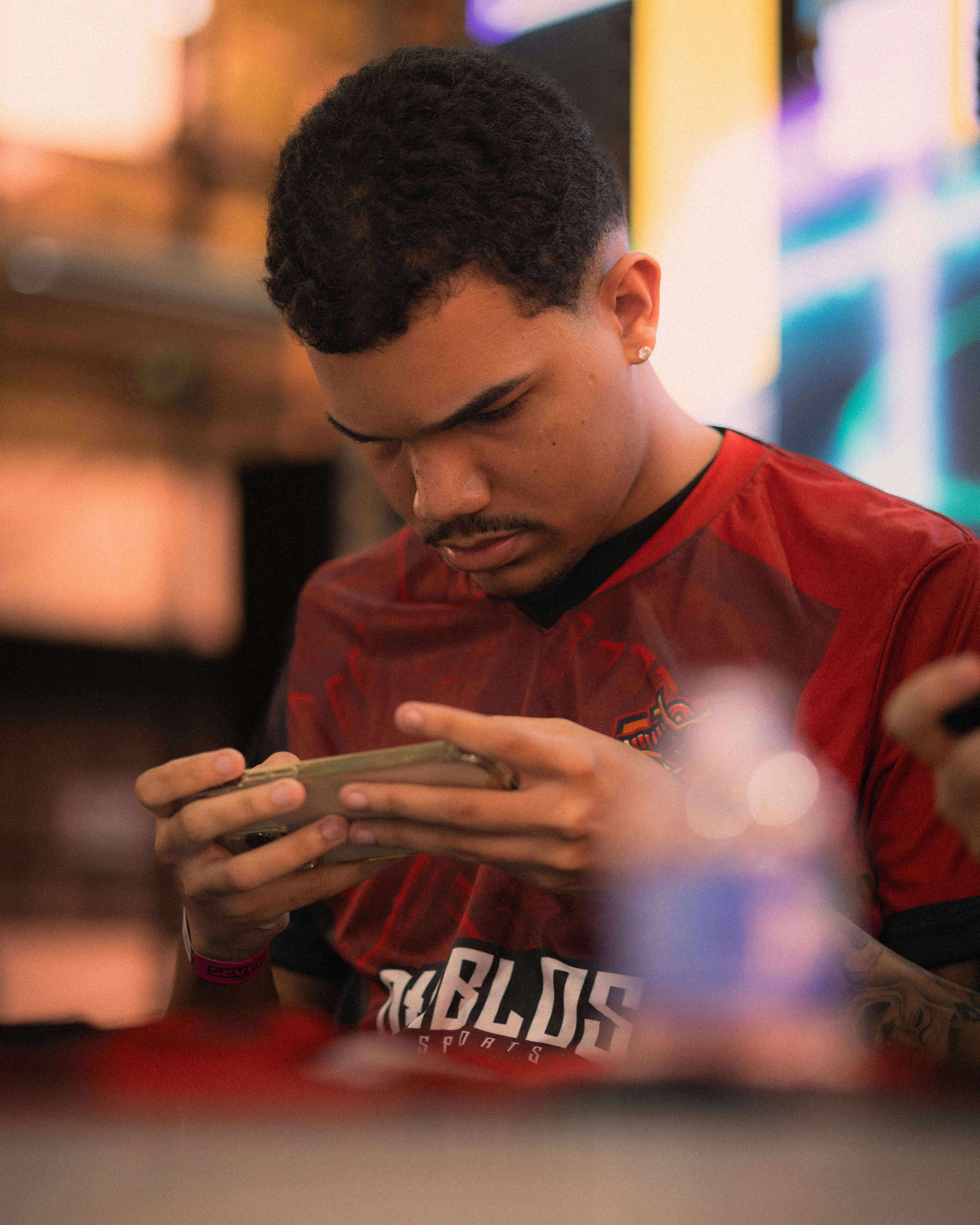 Gaming on smartphone